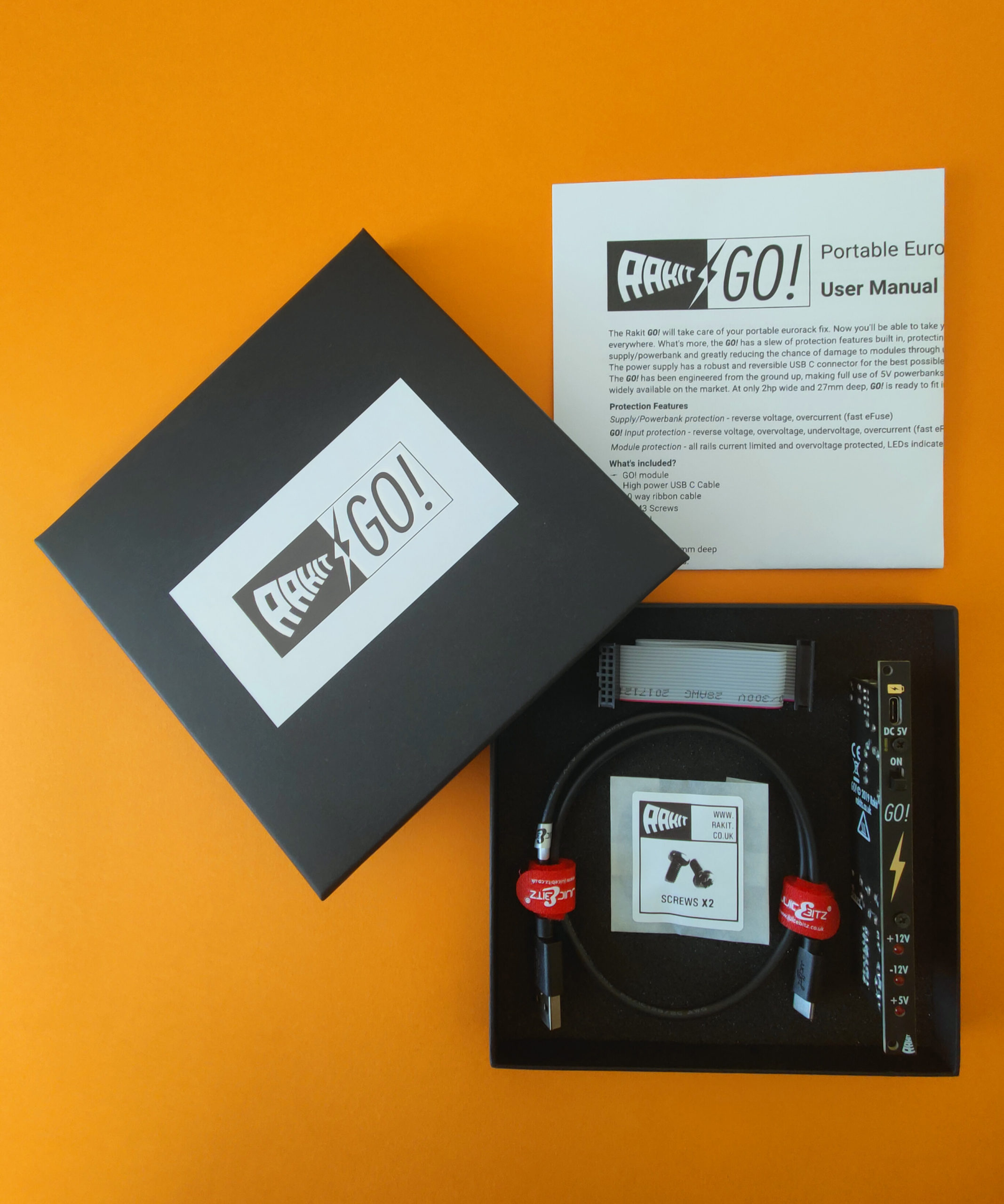 [値下]新品未使用 Hikari Eurorack 5BUS Power Kit GO! – Portable 2hp USB C Eurorack Power Supply – Rakit
